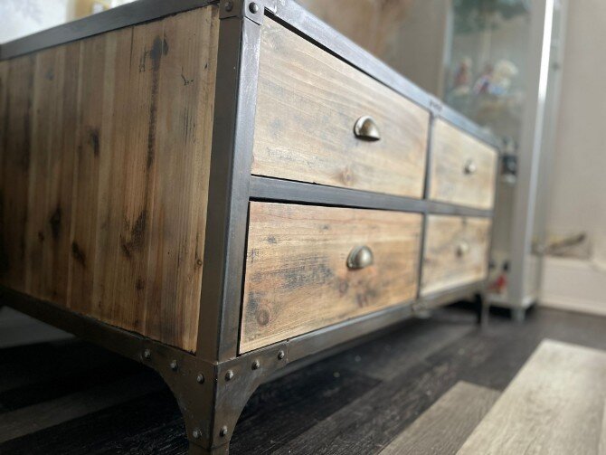 side table upcycled furniture